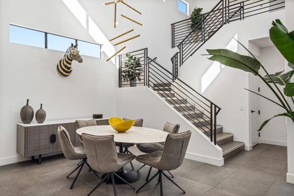 Dining room, Interior, Pendant Lights
