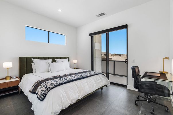 Bedroom, Home Office, Interior, Recessed Lighting