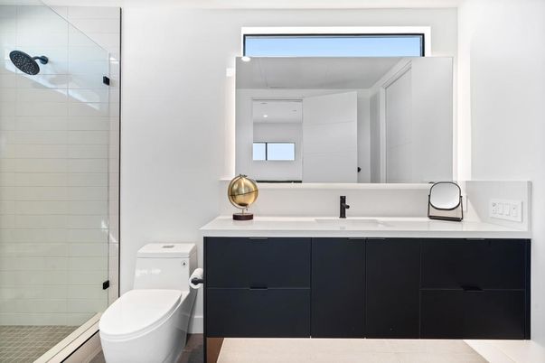 Bathroom, Glass Shower, Interior