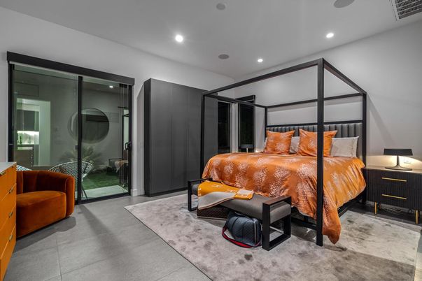 Bedroom, Interior, Recessed Lighting