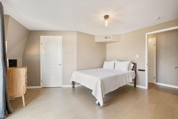Bedroom, Interior, Wood Texture Flooring