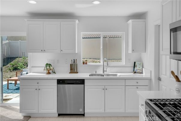 Interior, Kitchen, Recessed Lighting, Stainless Steel Appliances