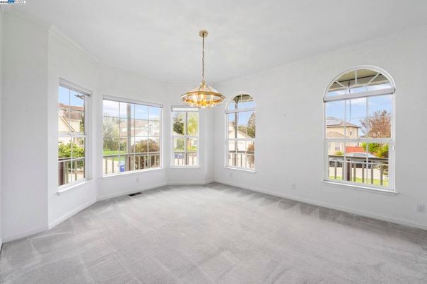 Chandelier, Empty room, Interior