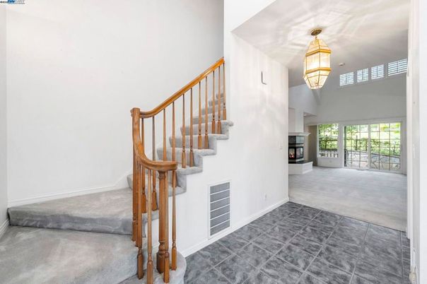 Fireplace, Interior, Pendant Lights