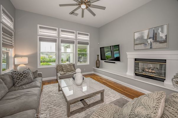 Fireplace, Interior, Living room, Wood Texture Flooring