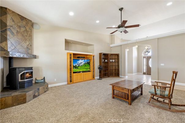 Fireplace, Interior, Recessed Lighting