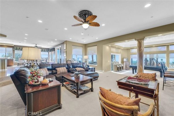 Interior, Living room, Recessed Lighting