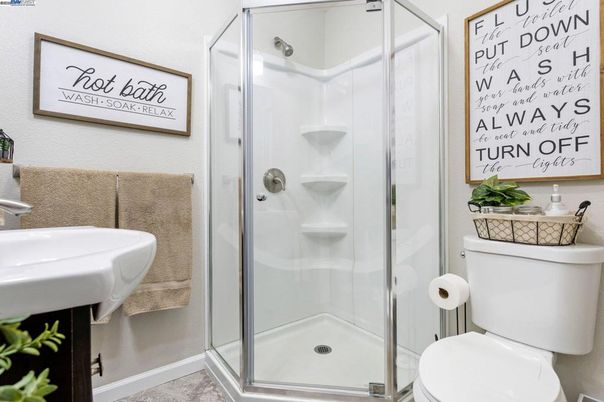 Bathroom, Glass Shower, Interior