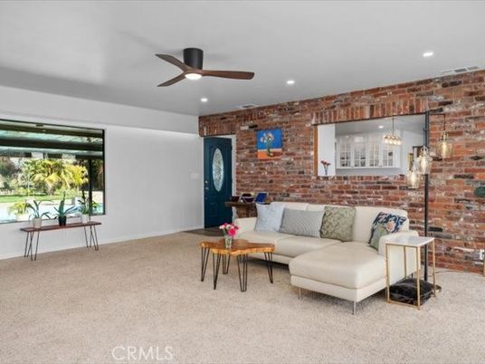 Interior, Living room, Recessed Lighting, Stone Walls