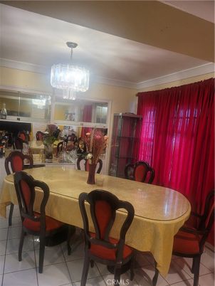 Chandelier, Dining room, Interior