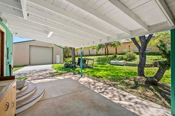 Backyard, Detached Garage, Exterior