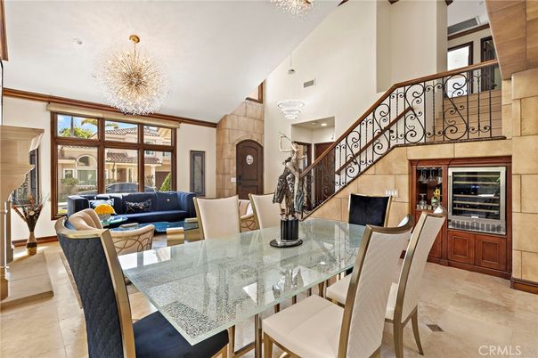 Chandelier, Dining room, Interior, Living room, Recessed Lighting