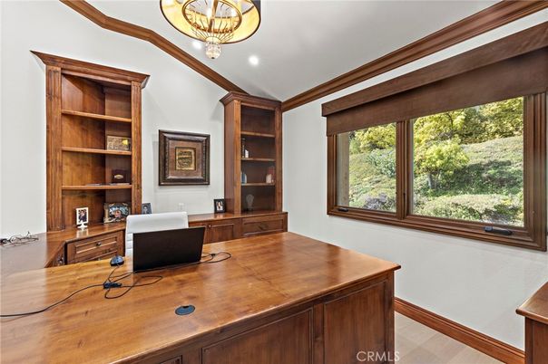 Home Office, Interior, Recessed Lighting