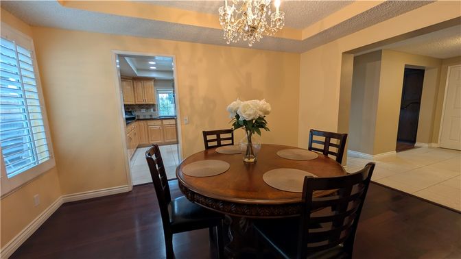 Chandelier, Dining room, Interior, Kitchen, Wood Texture Flooring