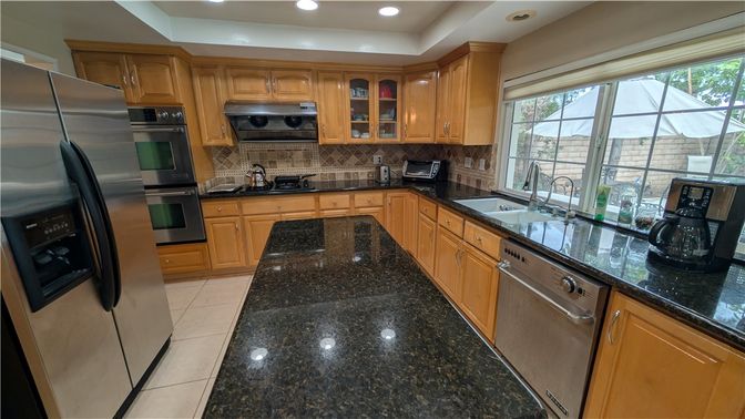 Interior, Kitchen, Recessed Lighting, Stainless Steel Appliances