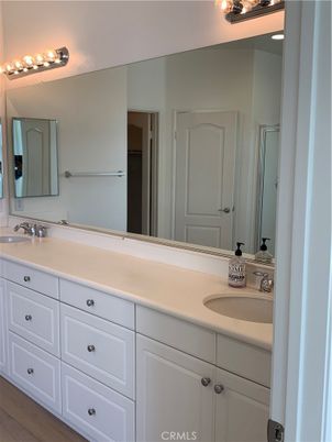 Bathroom, Dual Sink Vanities, Interior, Wood Texture Flooring