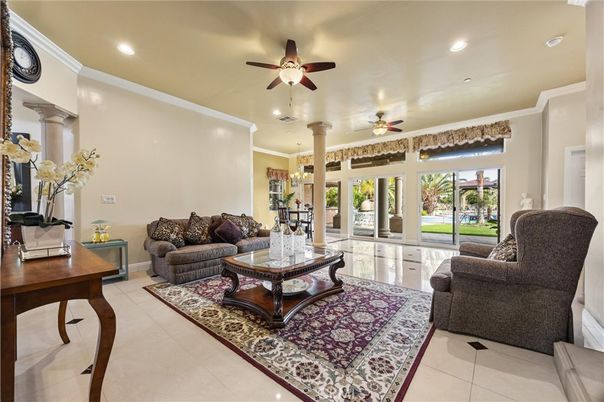 Interior, Living room, Recessed Lighting