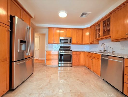 Interior, Kitchen, Recessed Lighting, Stainless Steel Appliances