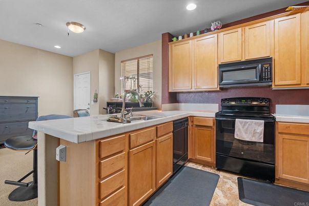 Interior, Kitchen, Recessed Lighting, Tile Countertops