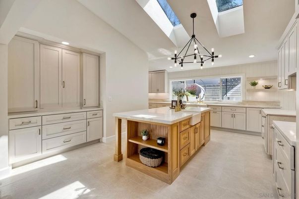 Interior, Kitchen, Pendant Lights, Recessed Lighting