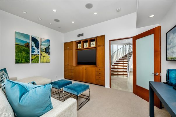 Interior, Living room, Recessed Lighting