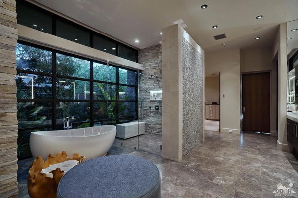 Bathroom, Free Standing Baths, Interior, Recessed Lighting