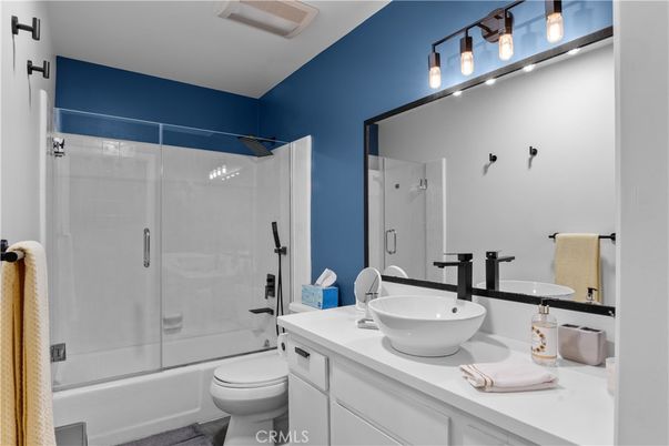 Bathroom, Dual Sink Vanities, Glass Shower, Interior