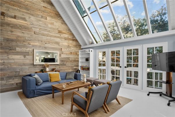 Interior, Living room, Sun Room, Wooden Walls