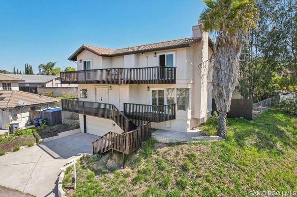 Attached, Backyard, Exterior, Facade, Mediterranean