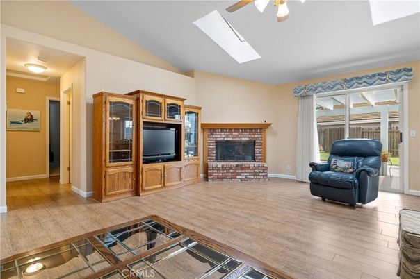 Fireplace, Interior, Wood Texture Flooring