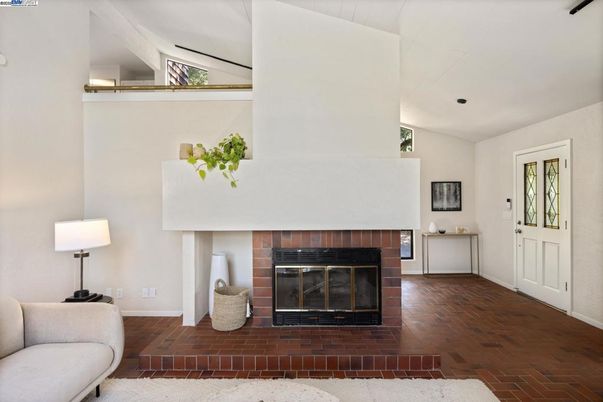Fireplace, Interior, Wood Texture Flooring