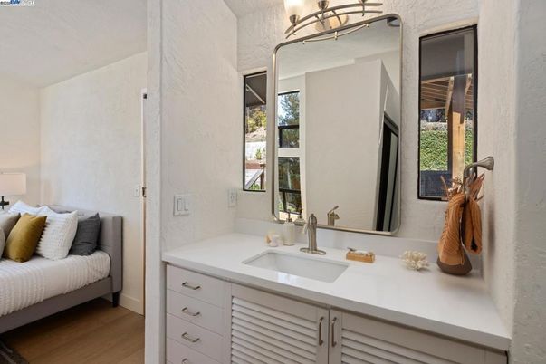 Bathroom, Interior, Wood Texture Flooring