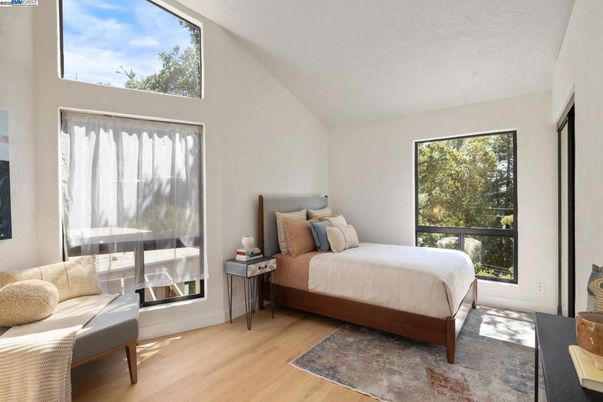 Bedroom, Interior, Wood Texture Flooring