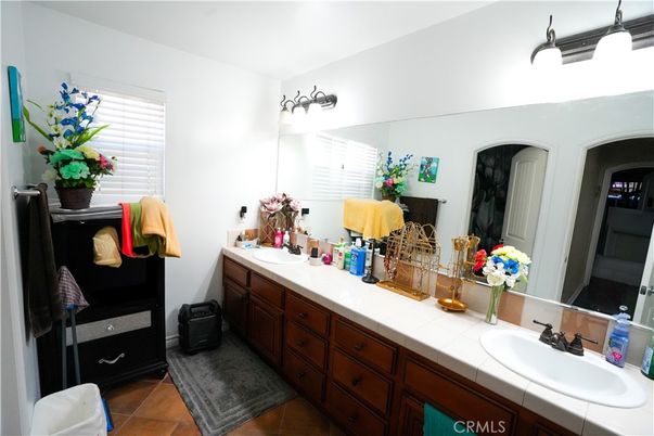 Bathroom, Dual Sink Vanities, Interior, Tile Countertops