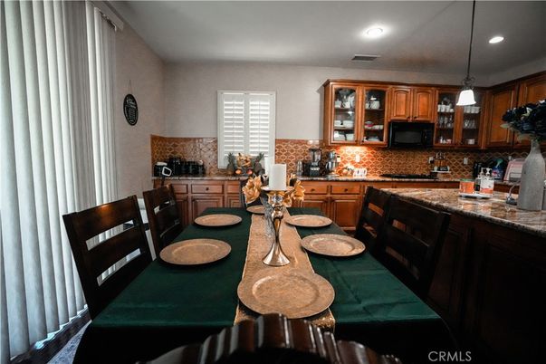 Dining room, Interior, Kitchen, Pendant Lights, Recessed Lighting