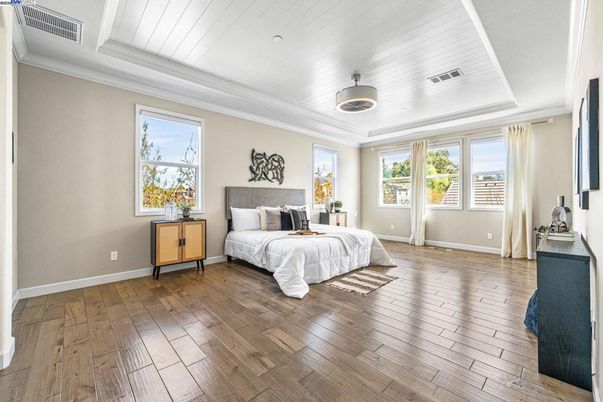 Bedroom, Interior, Wood Texture Flooring