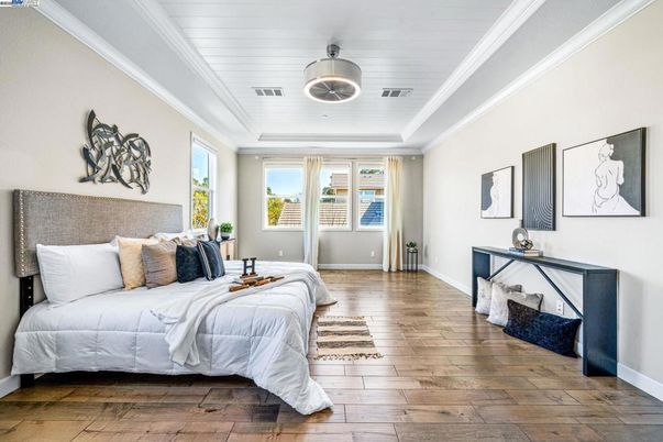 Bedroom, Interior, Wood Texture Flooring