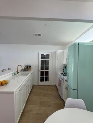 Interior, Kitchen, Recessed Lighting, Tile Countertops