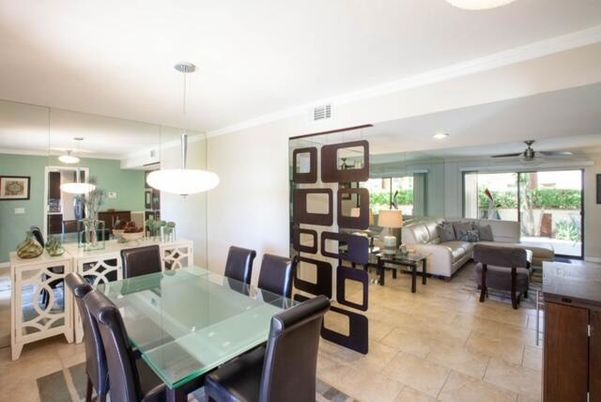 Dining room, Interior, Living room, Pendant Lights, Recessed Lighting