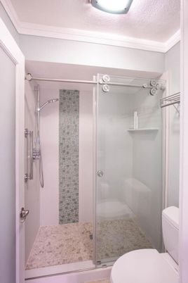 Bathroom, Glass Shower, Interior