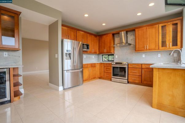 Interior, Kitchen, Recessed Lighting, Stainless Steel Appliances