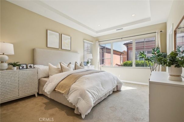 Bedroom, Interior, Recessed Lighting