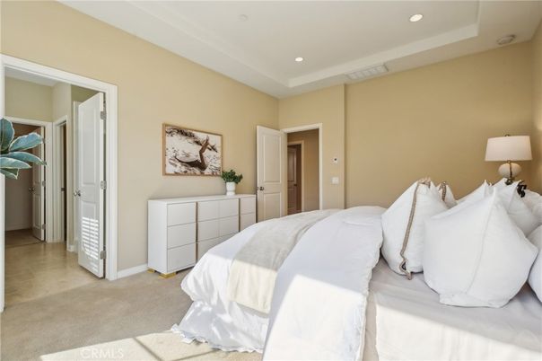 Bedroom, Interior, Recessed Lighting