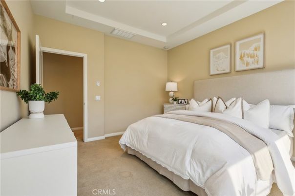 Bedroom, Interior, Recessed Lighting
