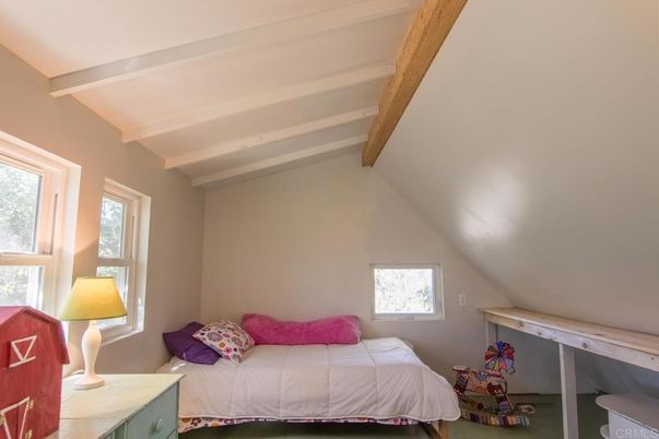 Bedroom, Interior, Wooden Beams