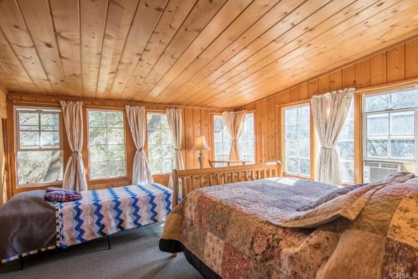 Bedroom, Interior, Wooden Ceilings, Wooden Walls