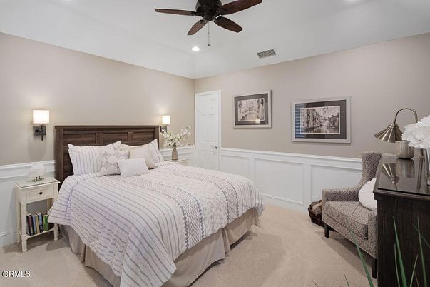 Bedroom, Interior, Recessed Lighting