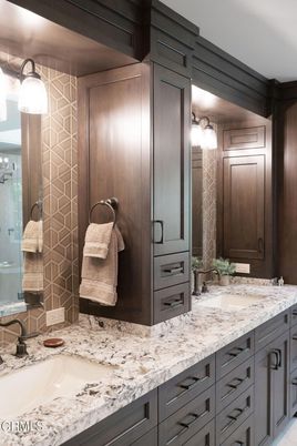Bathroom, Dual Sink Vanities, Interior