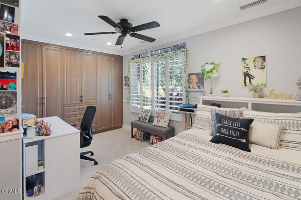 Bedroom, Home Office, Interior, Recessed Lighting