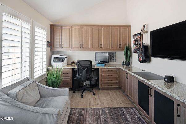 Home Office, Interior, Wood Texture Flooring